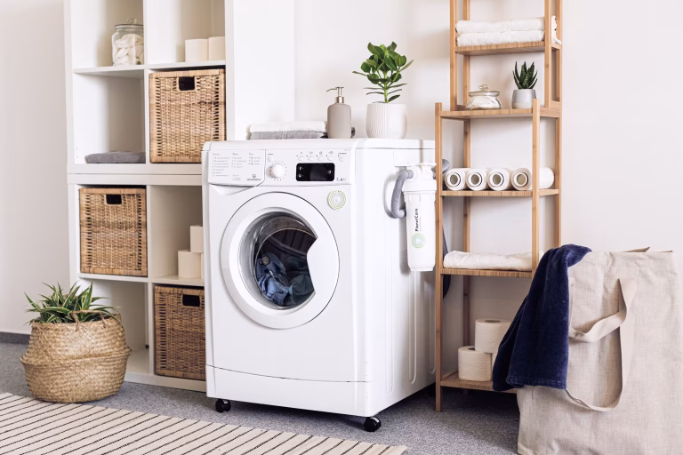 Wäschereieinrichtung für hygienische und funktionale Arbeitsbereiche